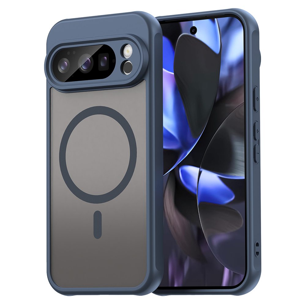 Калъф за Google Pixel 10 Pro - Techsuit HaloFrost II MagSafe - Тъмносин Син