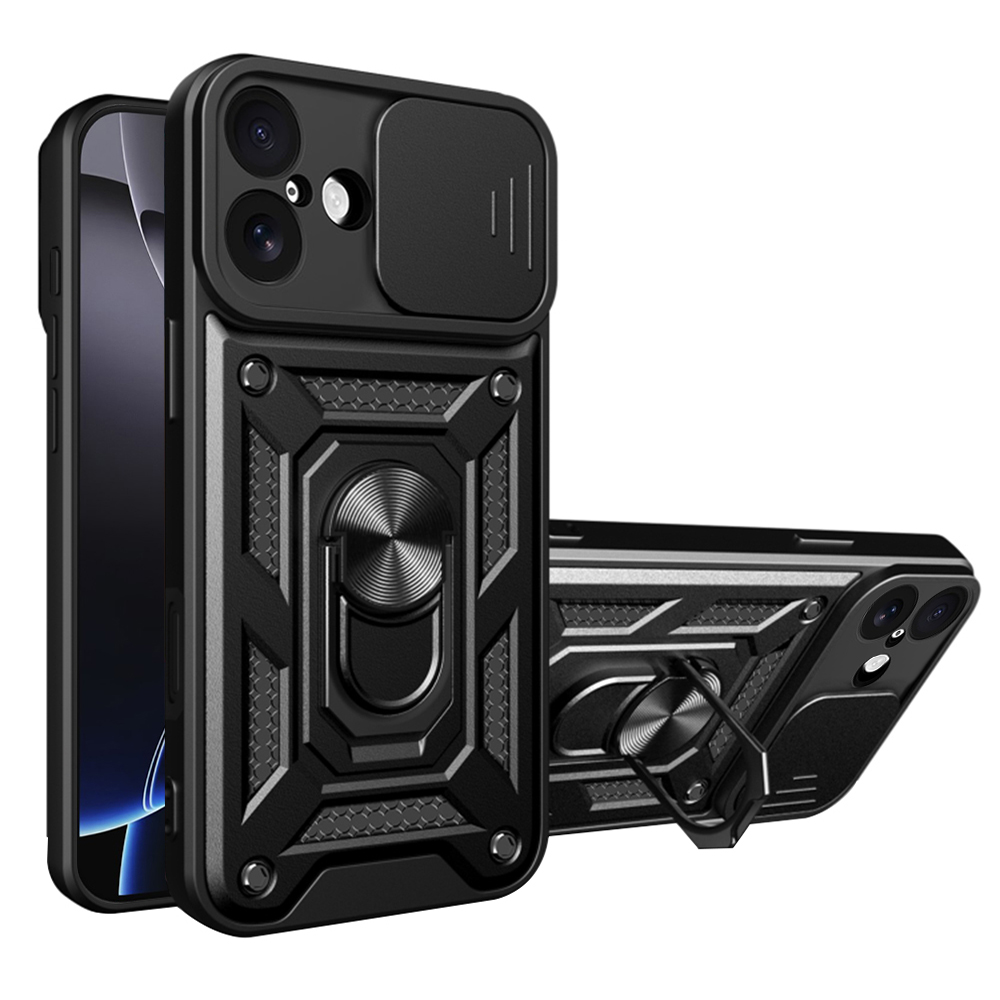 Калъф за iPhone 17 - Techsuit CamShield Series - Черен