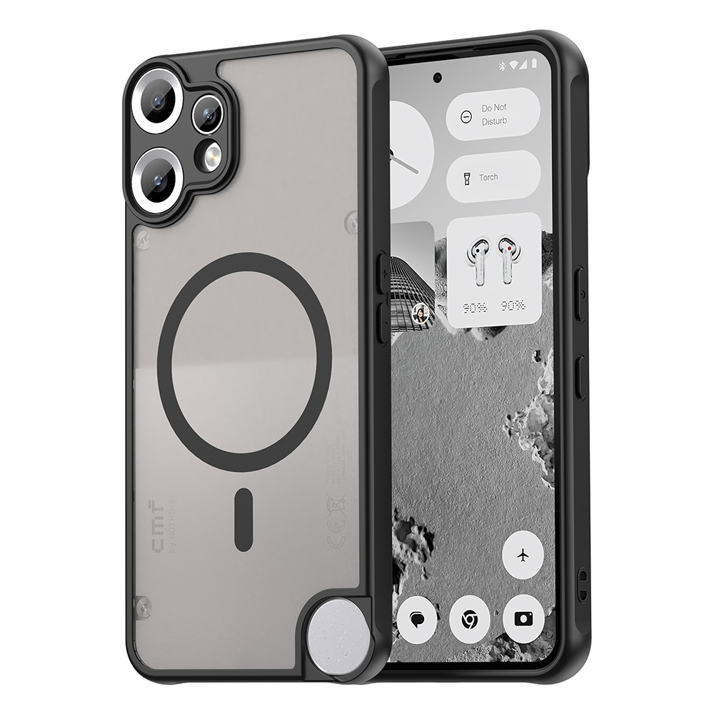 Чанта за нищо CMF Phone 2 Pro - Techsuit HaloFrost II MagSafe - Черен