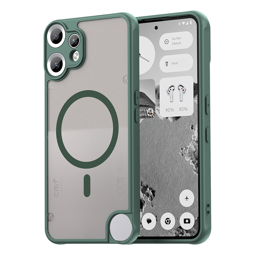 Чанта за нищо CMF Phone 2 Pro - Techsuit HaloFrost II MagSafe - зелена