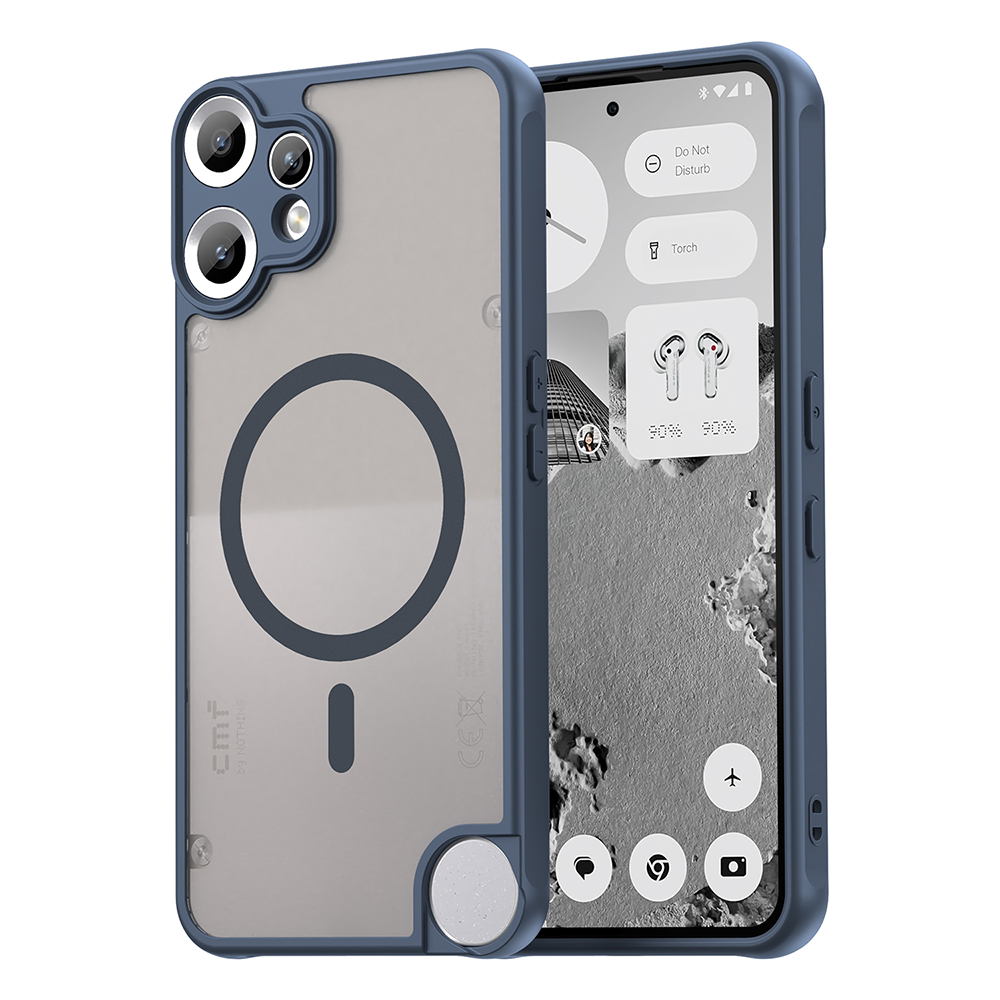 Чантичка за нищо CMF Phone 2 Pro - Techsuit HaloFrost II MagSafe - Тъмносин Син