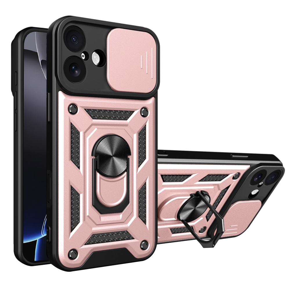 Калъф за iPhone 17 - Techsuit CamShield Series - Розово злато