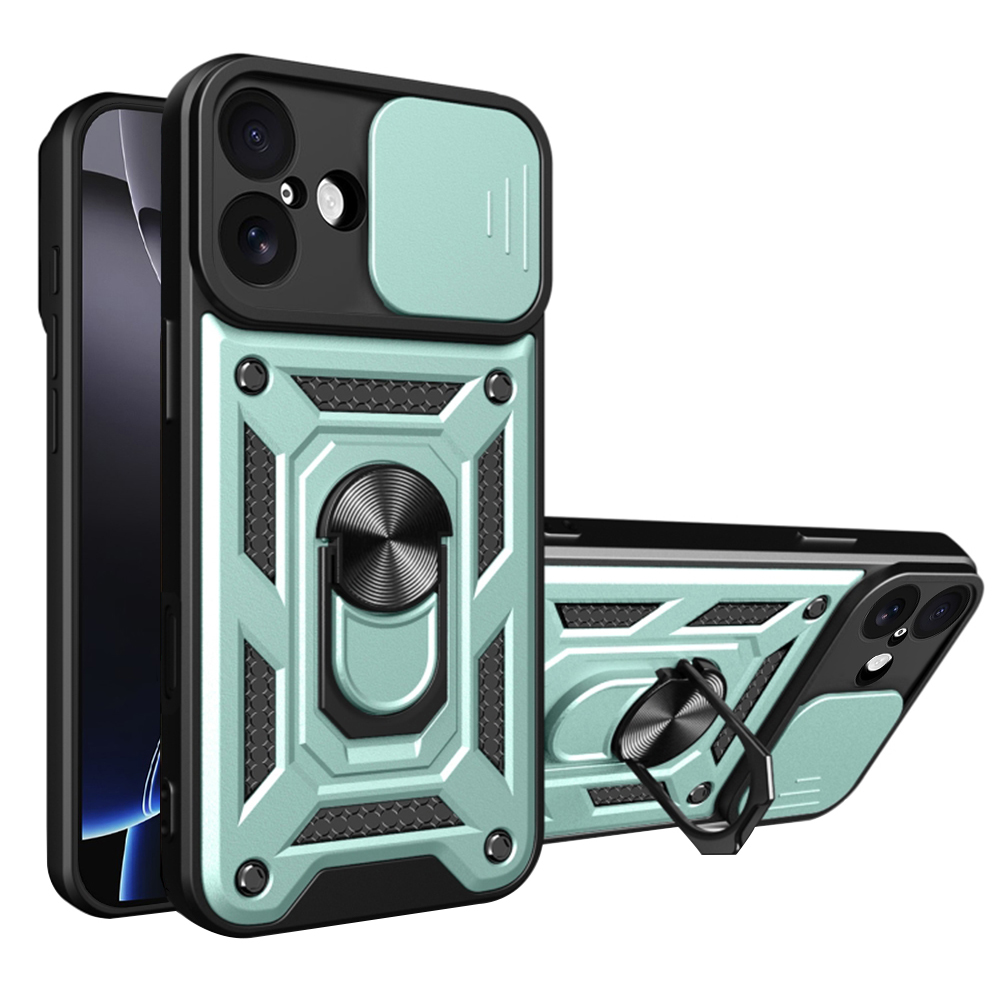 Калъф за iPhone 17 - Techsuit CamShield Series - Зелен
