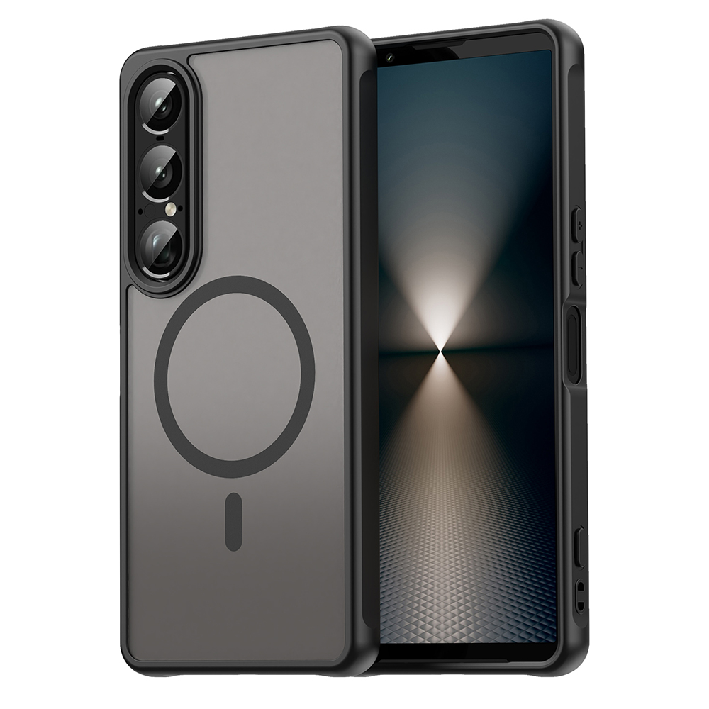 Калъф за Sony Xperia 1 VII - Techsuit HaloFrost II MagSafe - Черен