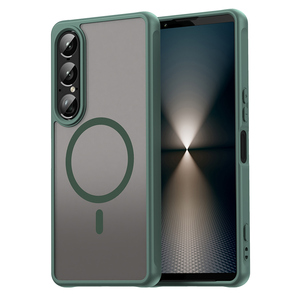 Калъф за Sony Xperia 1 VII - Techsuit HaloFrost II MagSafe - Зелен