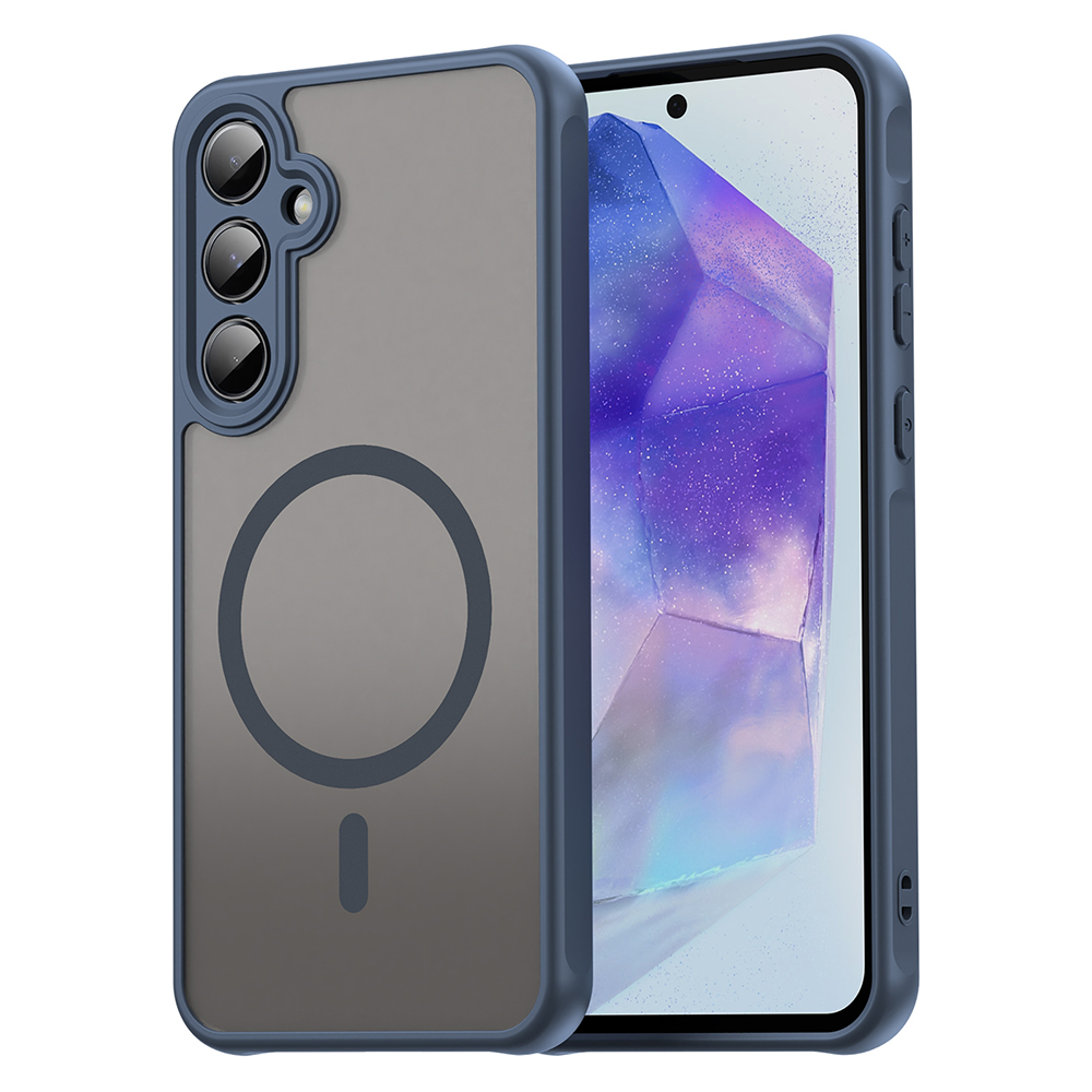 Калъф за Samsung Galaxy A35 5G - Techsuit HaloFrost II MagSafe - Тъмносин Син