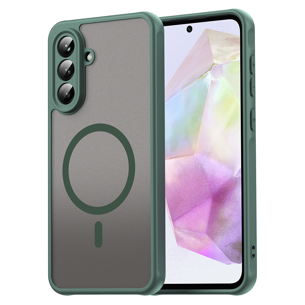 Калъф за Samsung Galaxy A56 5G - Techsuit HaloFrost II MagSafe - Зелен