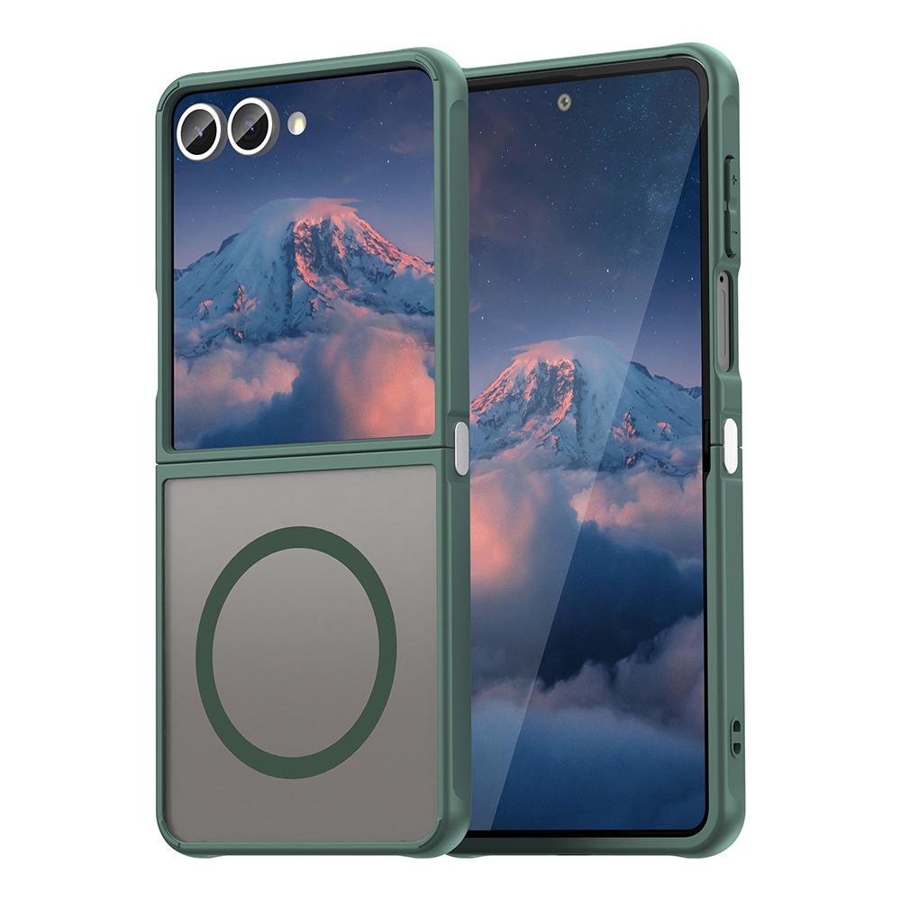 Калъф за Samsung Galaxy Z Flip7 - Techsuit HaloFrost II MagSafe - Зелен