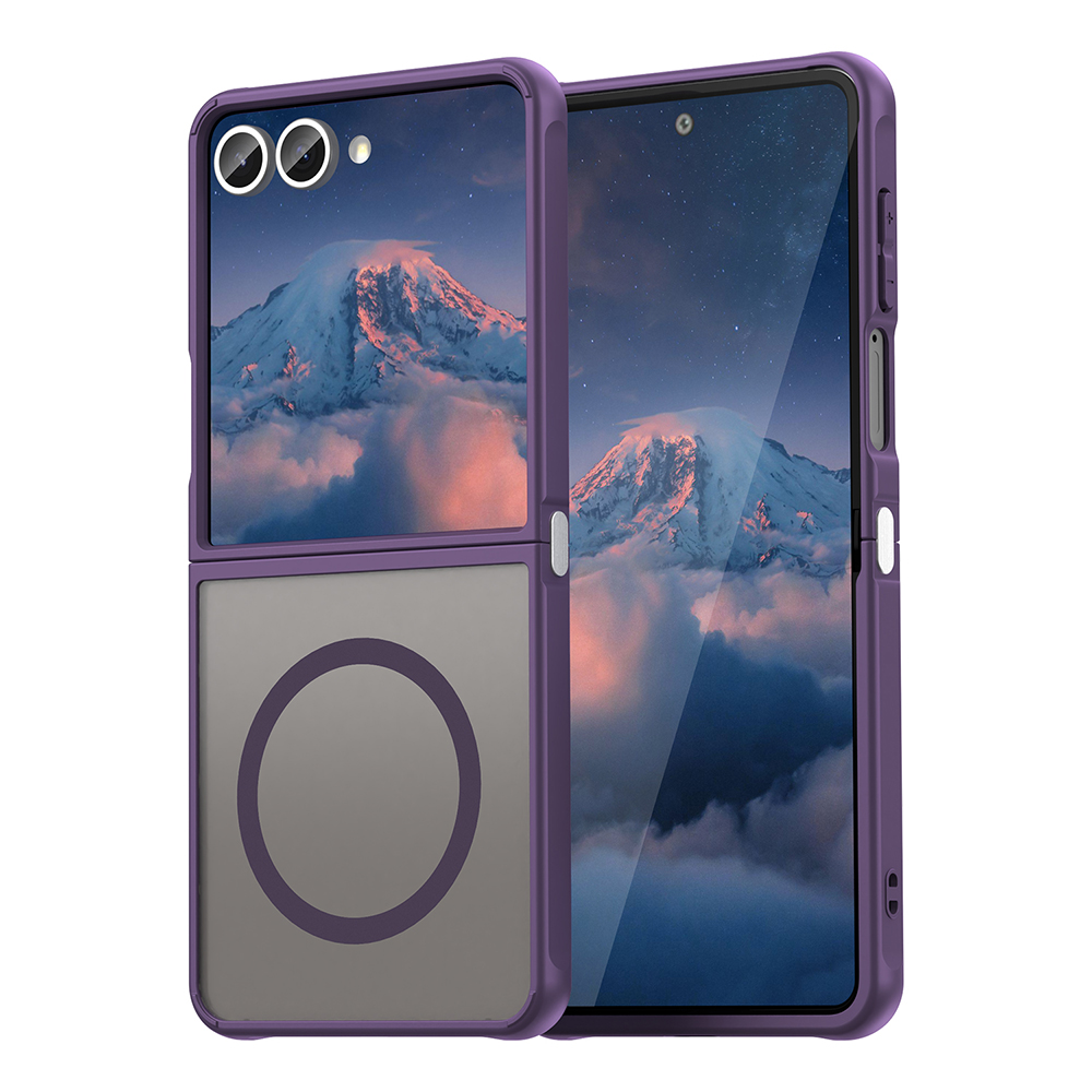 Калъф за Samsung Galaxy Z Flip7 - Techsuit HaloFrost II MagSafe - Лилав