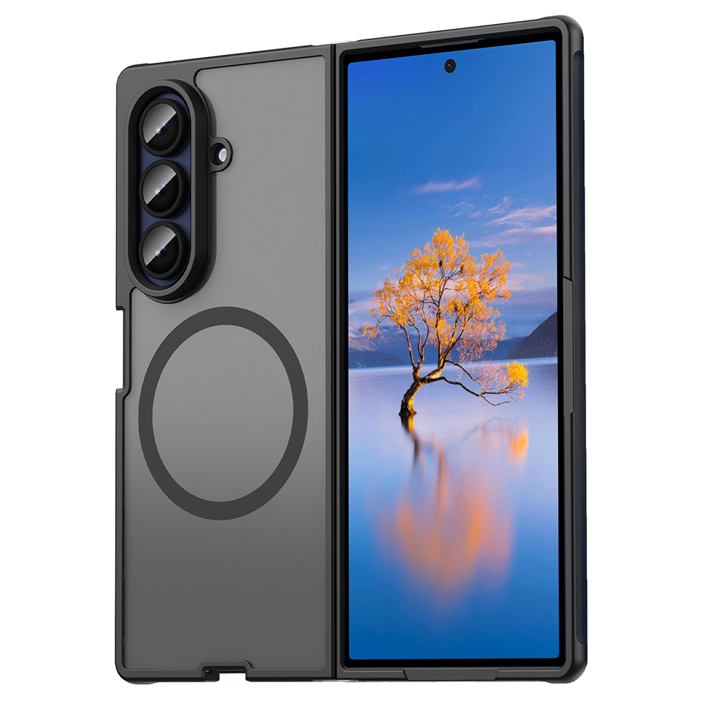 Калъф за Samsung Galaxy Z Fold7 - Techsuit HaloFrost II MagSafe - Черен