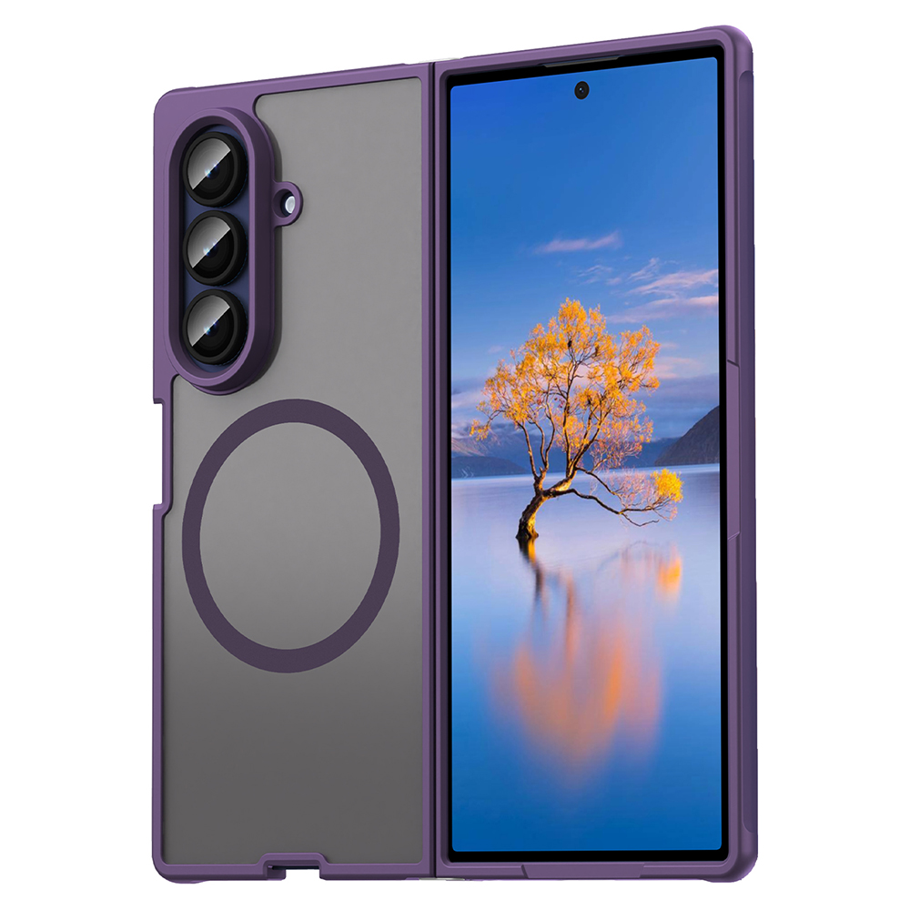 Калъф за Samsung Galaxy Z Fold7 - Techsuit HaloFrost II MagSafe - Лилав