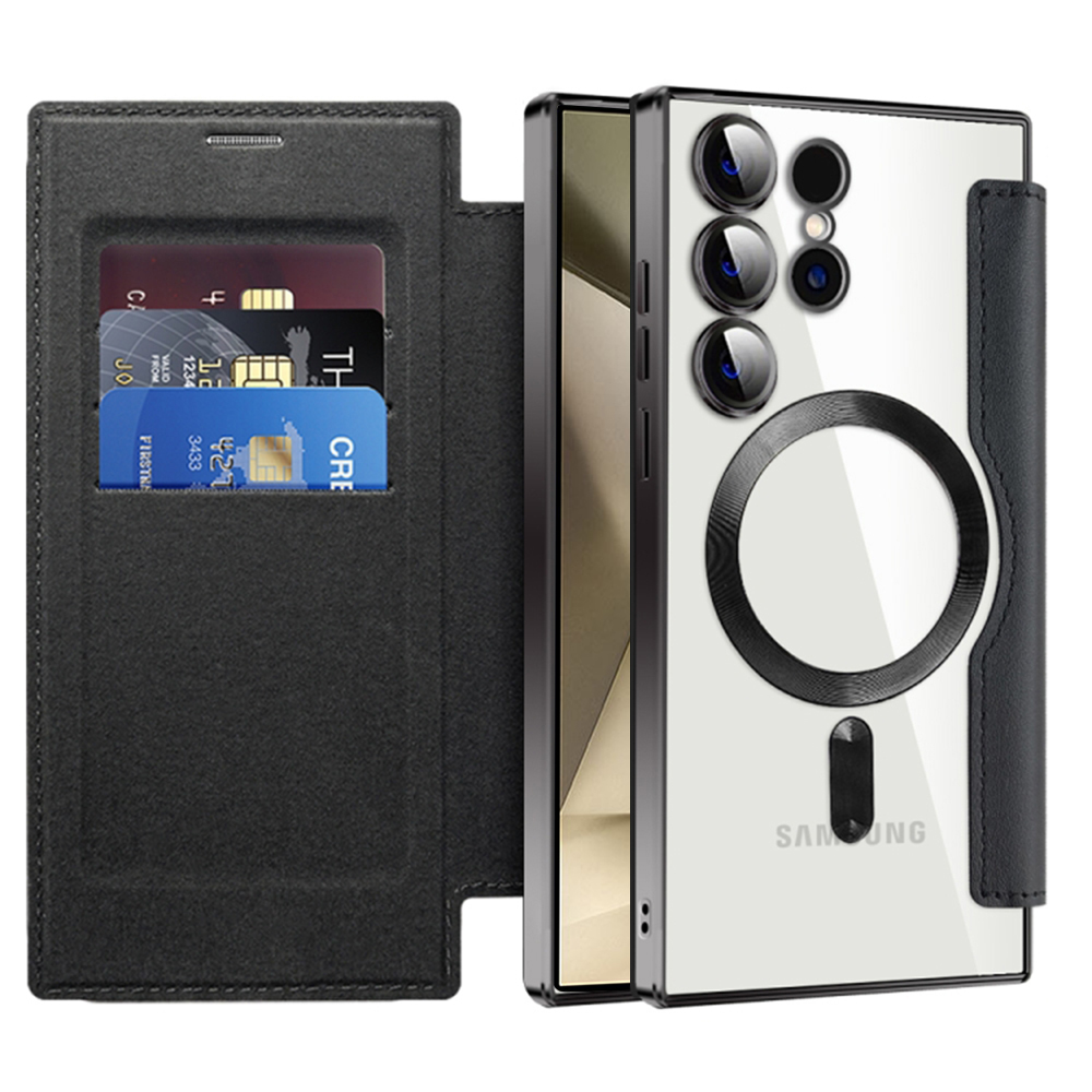 Калъф за Samsung Galaxy S24 Ultra - Techsuit SmartMag Book Case - Черен