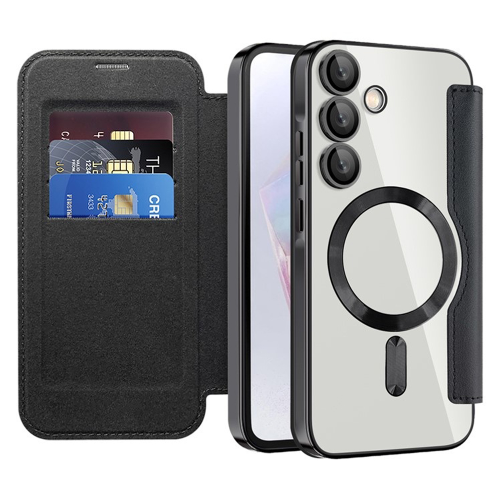 Калъф за Samsung Galaxy A35 5G - Techsuit SmartMag Book Case - Черен