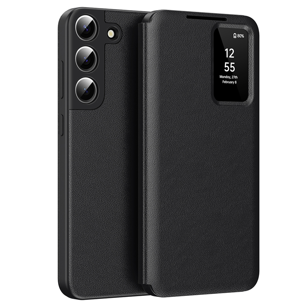 Калъф за Samsung Galaxy S22 Plus 5G - Techsuit SmartView Series - Черен