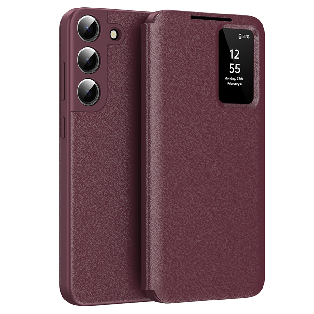 Калъф за Samsung Galaxy S22 Plus 5G - Techsuit SmartView Series - Червен