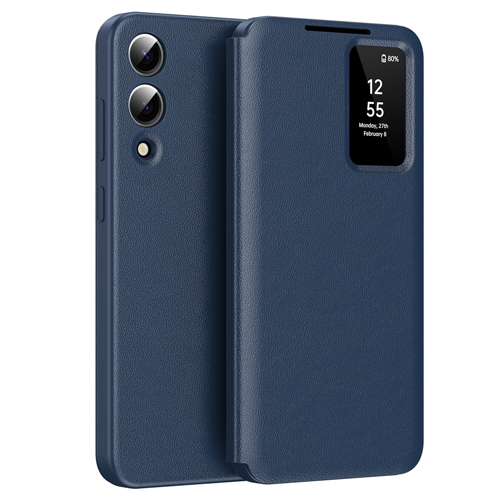 Калъф за Samsung Galaxy S25 Edge - Techsuit SmartView Series - Син