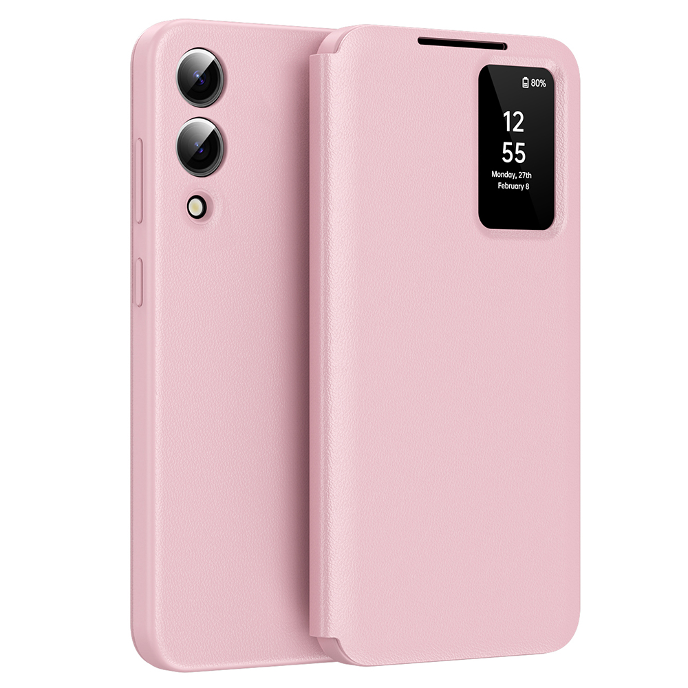 Калъф за Samsung Galaxy S25 Edge - Techsuit SmartView Series - Розов