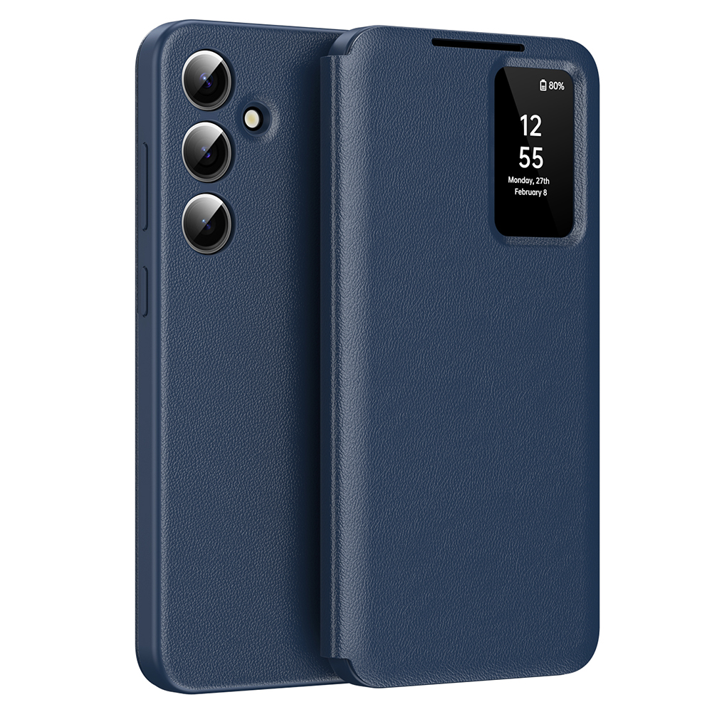 Калъф за Samsung Galaxy A56 5G - Techsuit SmartView Series - Син