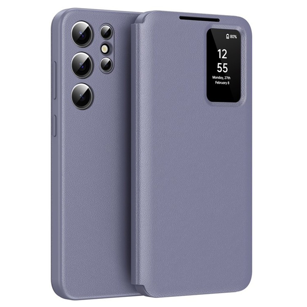 Калъф за Samsung Galaxy S25 Ultra - Techsuit SmartView Series - Лилав
