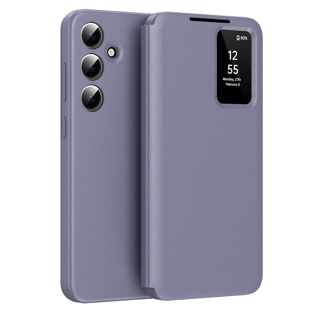 Калъф за Samsung Galaxy S25 Plus - Techsuit SmartView Series - Лилав