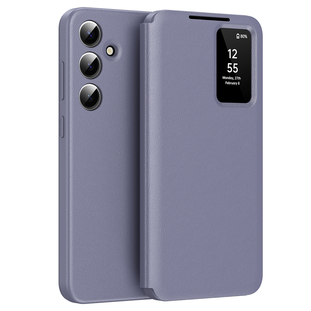 Калъф за Samsung Galaxy S24 FE - Techsuit SmartView Series - Лилав