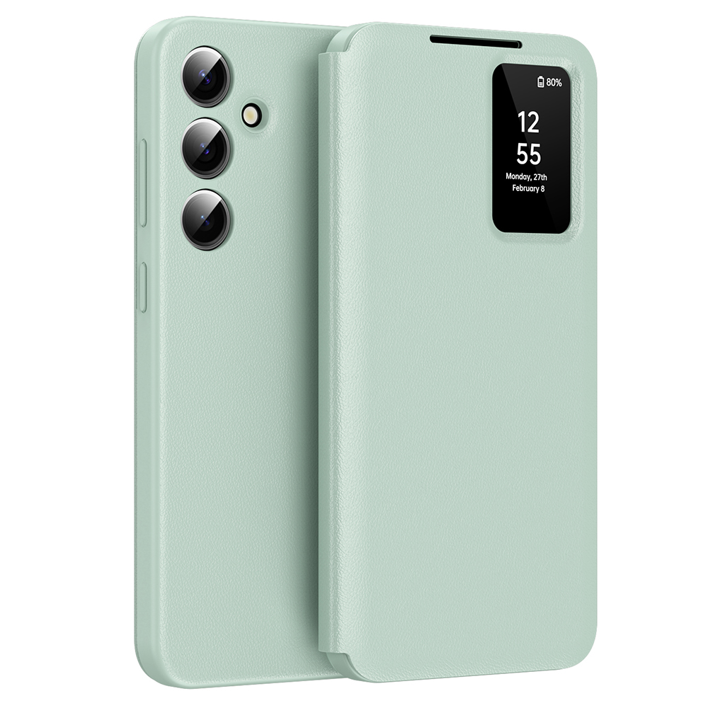 Калъф за Samsung Galaxy S24 FE - Techsuit SmartView Series - Зелен