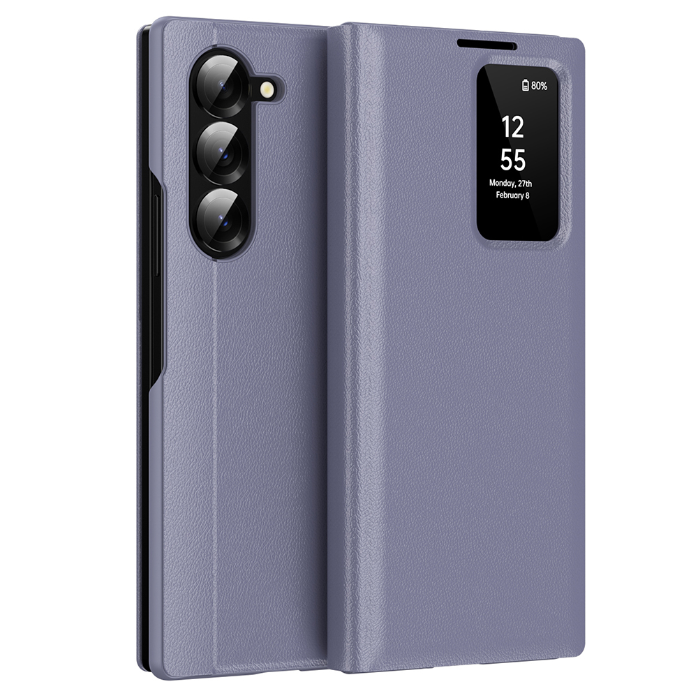 Калъф за Samsung Galaxy Z Fold6 - Techsuit SmartView Series - Лилав