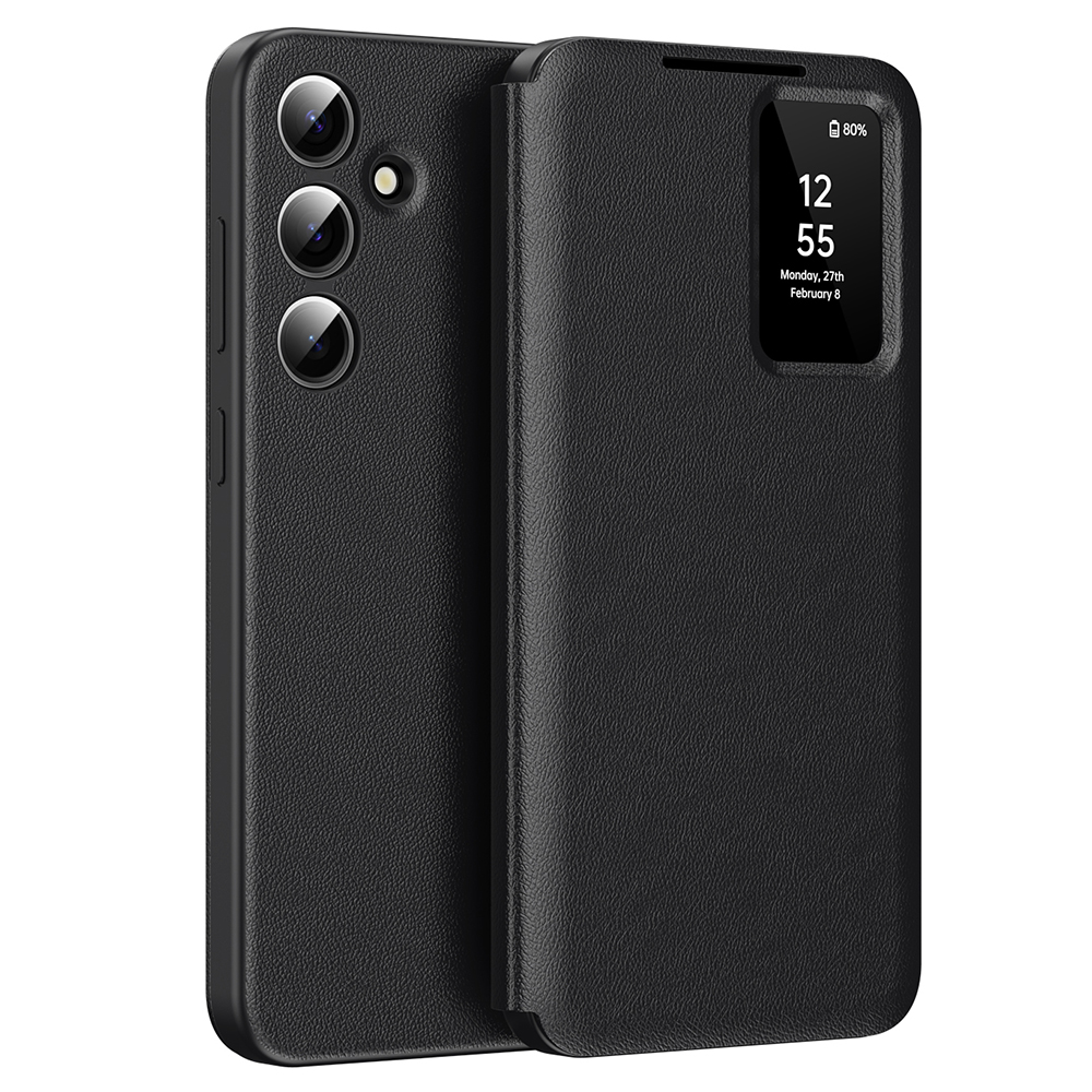 Калъф за Samsung Galaxy A55 5G - Techsuit SmartView Series - Черен