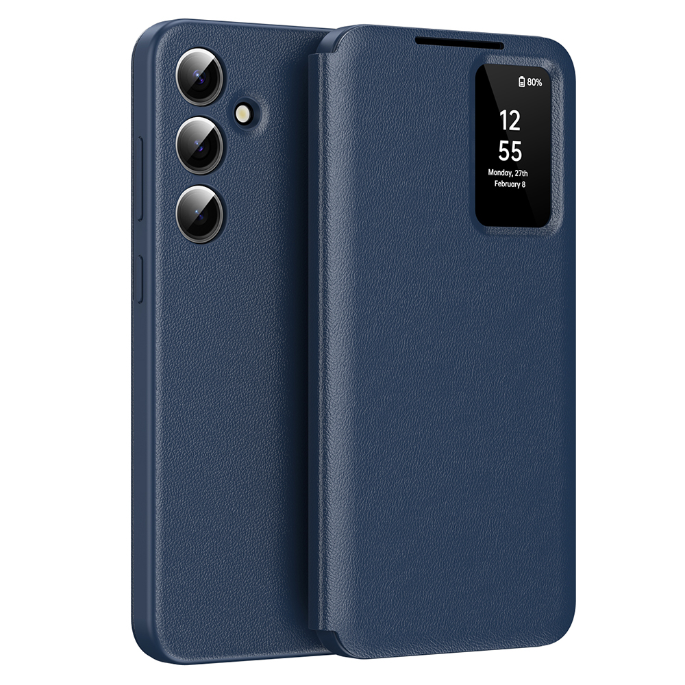 Калъф за Samsung Galaxy S24 - Techsuit SmartView Series - Син