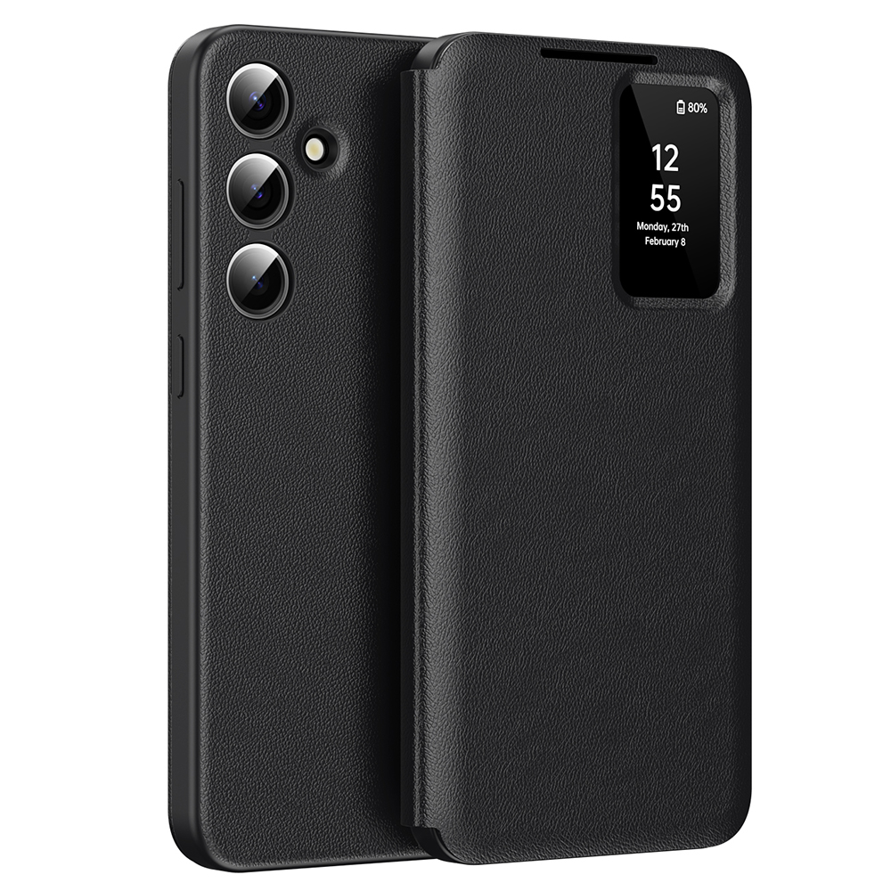 Калъф за Samsung Galaxy S24 Plus - Techsuit SmartView Series - Черен