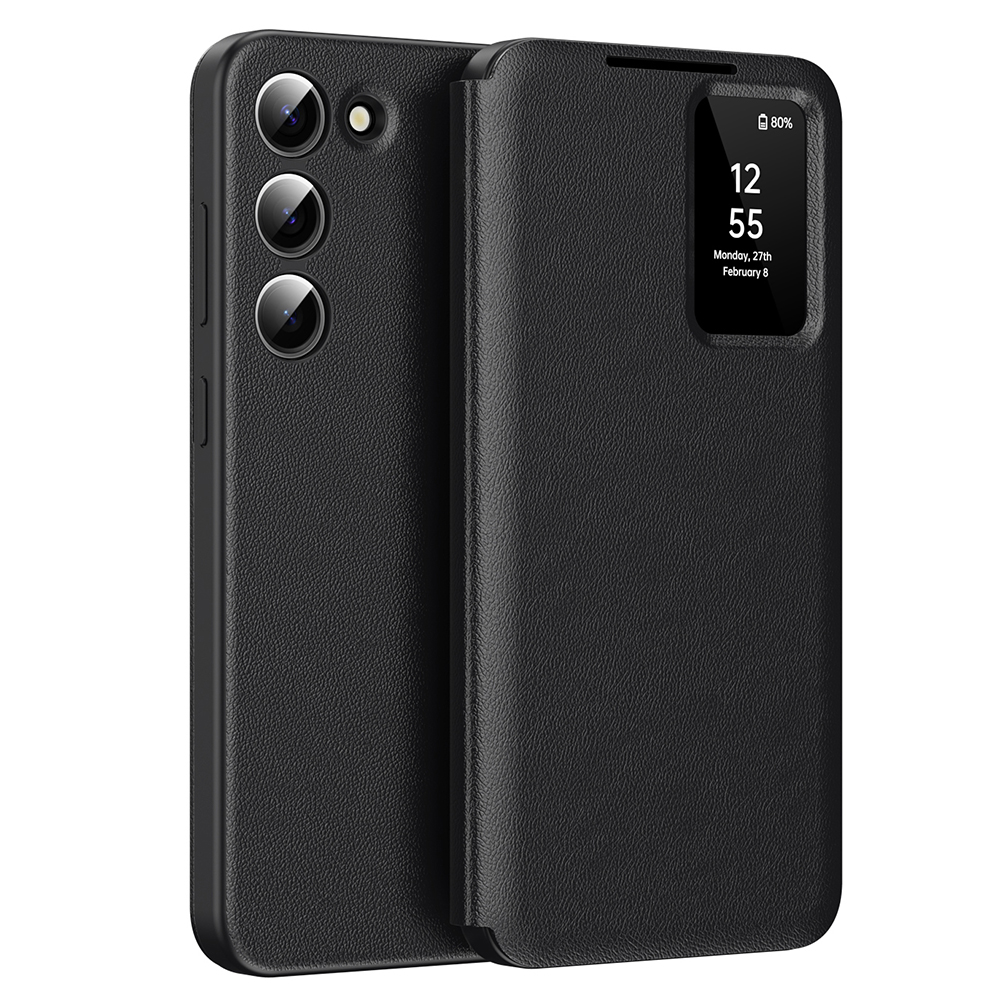 Калъф за Samsung Galaxy S23 - Techsuit SmartView Series - Черен