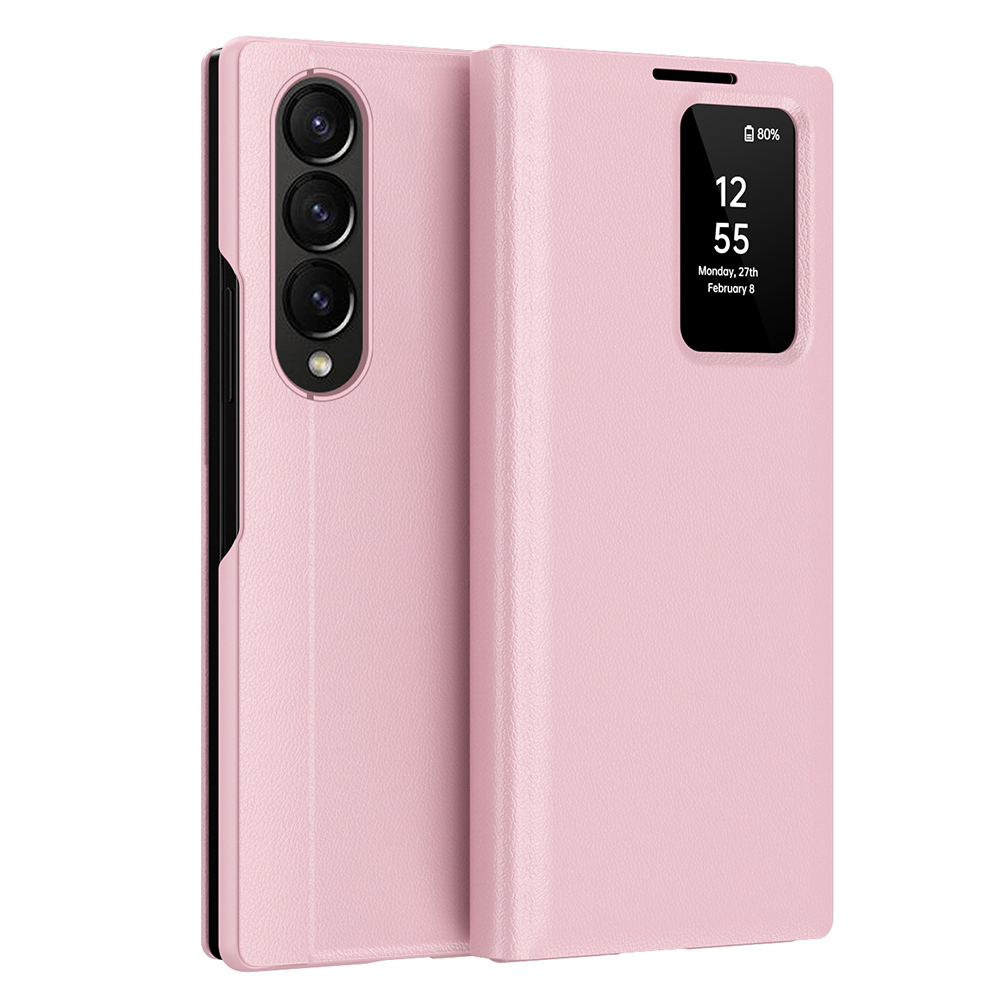 Калъф за Samsung Galaxy Z Fold3 5G - Techsuit SmartView Series - Розов