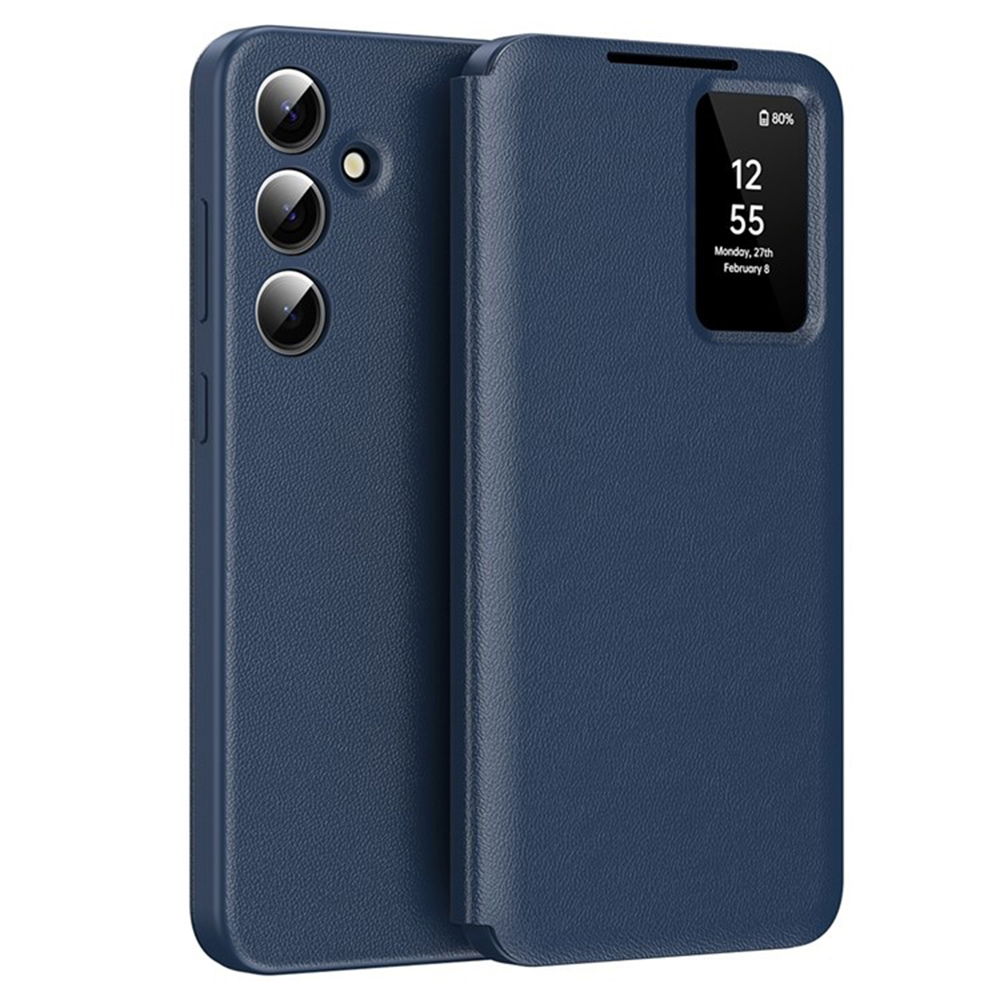 Калъф за Samsung Galaxy S23 FE - Techsuit SmartView Series - Син