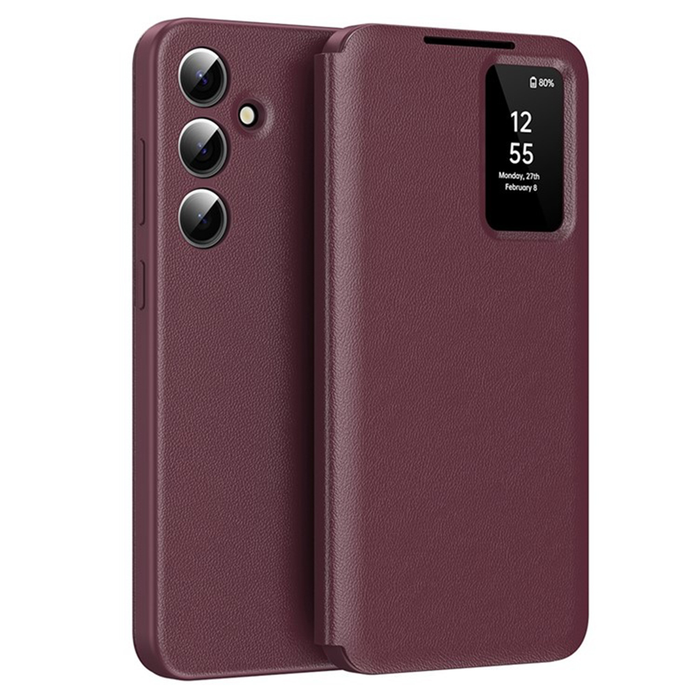 Калъф за Samsung Galaxy S23 FE - Techsuit SmartView Series - Червен