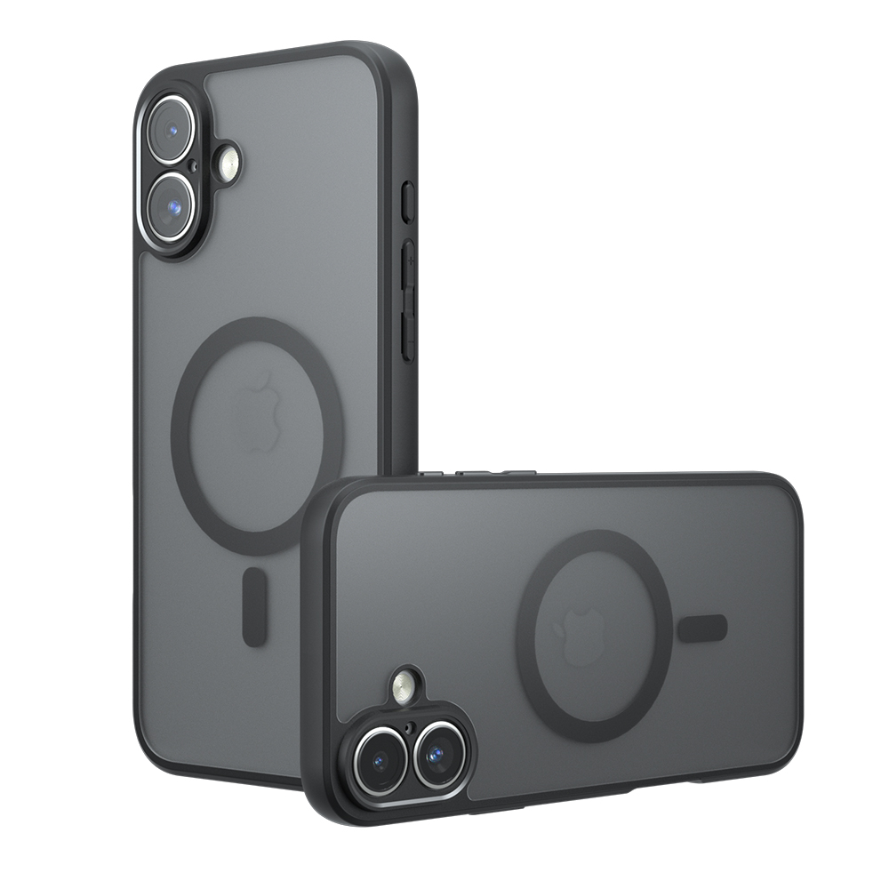 Калъф за iPhone 17 - Techsuit PureFrost MagSafe - Frosted Черен