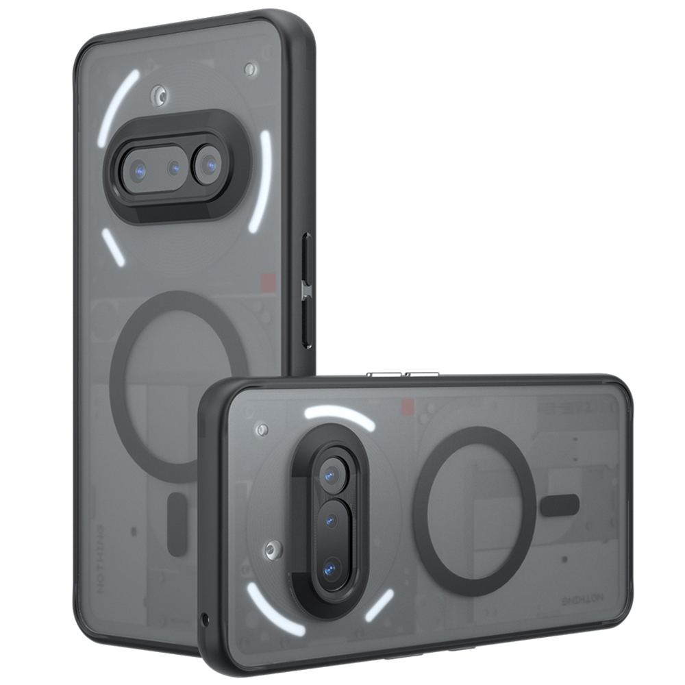 Case for Nothing Phone (3a) - Techsuit PureFrost MagSafe - Frosted Черен