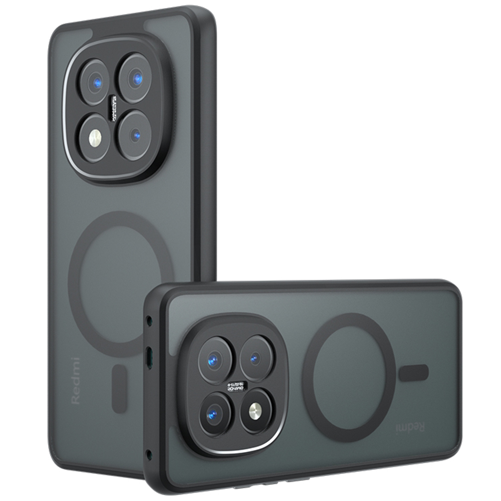 Калъф за Xiaomi Redmi Note 14 Pro 5G / Poco X7 - Techsuit PureFrost MagSafe - Frosted Черен
