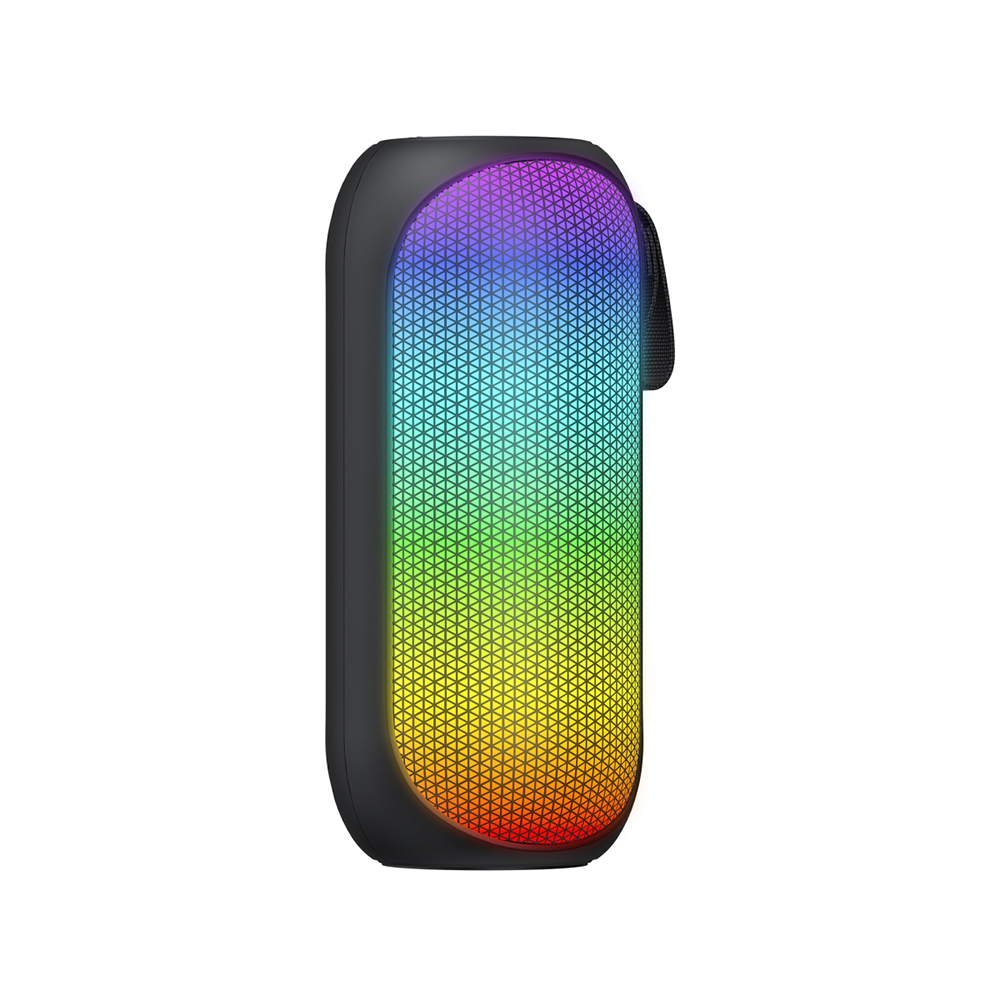 Безжичен високоговорител, USB-C, Bluetooth 5.4, TWS, RGB, AUX, SD, FM, IPX5, 8W - Havit (SK808BT) - Черен