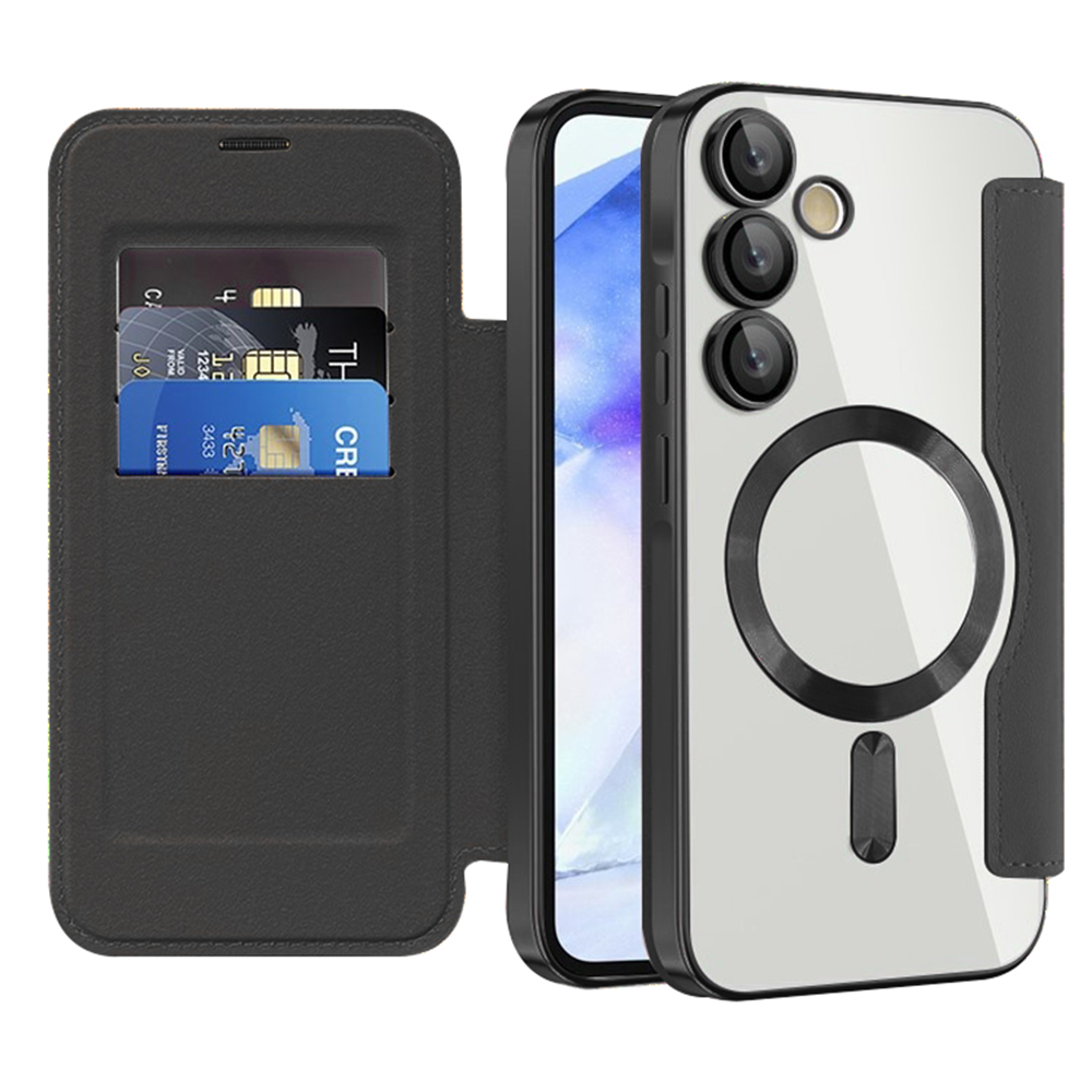 Калъф за Samsung Galaxy A55 5G - Techsuit SmartMag Book Case - Черен