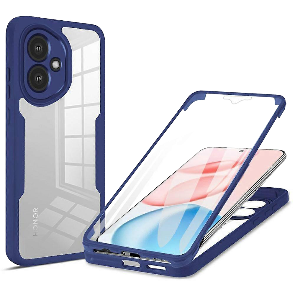 Калъф за Honor 400 + калъф - Techsuit ColorVerse 360 Series - Син