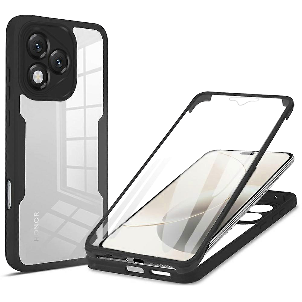 Калъф за Honor 400 Lite + капак - Techsuit ColorVerse 360 Series - Черен