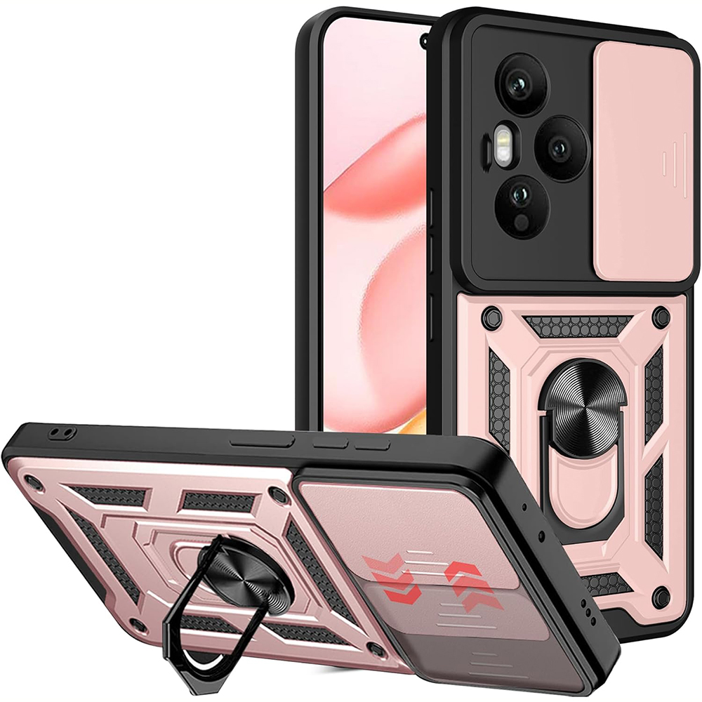 Калъф за Honor 400 Pro - Techsuit CamShield Series - Розово злато