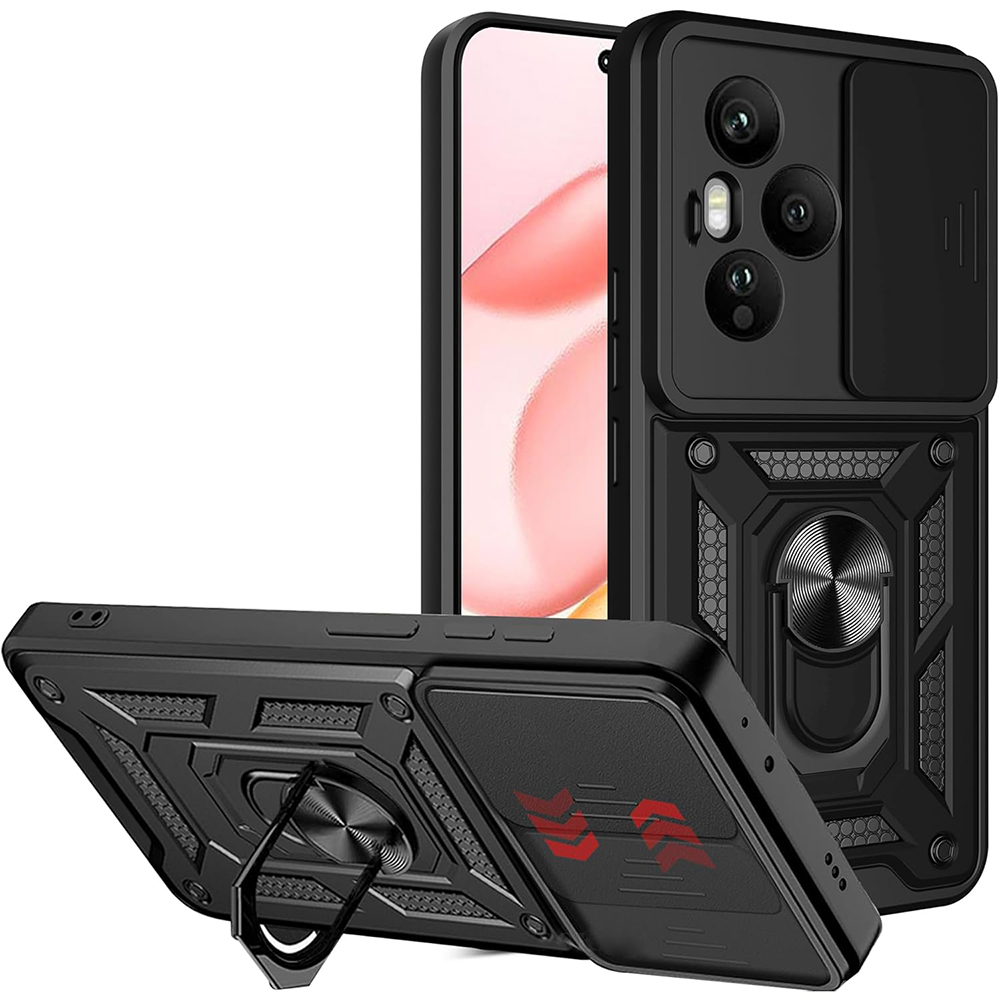 Калъф за Honor 400 Pro - Techsuit CamShield Series - Черен