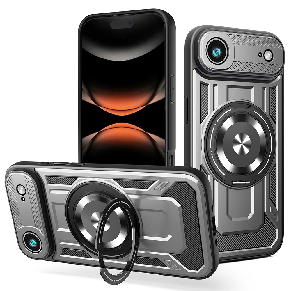 Калъф за iPhone 17 Air - Techsuit RuggedCam - Сив