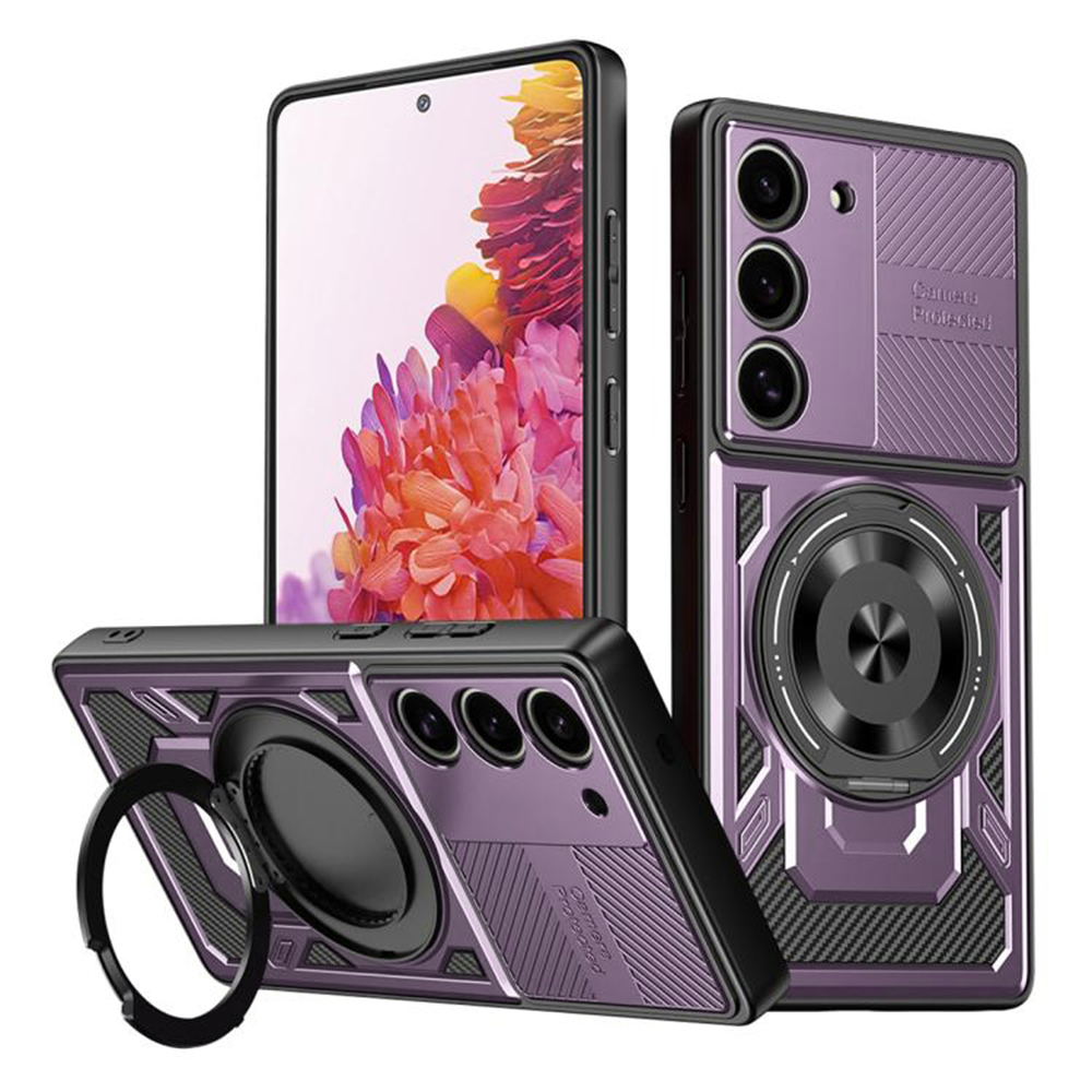Калъф за Samsung Galaxy S20 FE - Techsuit RuggedCam - Лилав