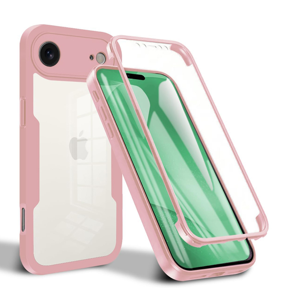 Калъф за iPhone 17 Air + Pouch - Techsuit ColorVerse 360 Series - Розов