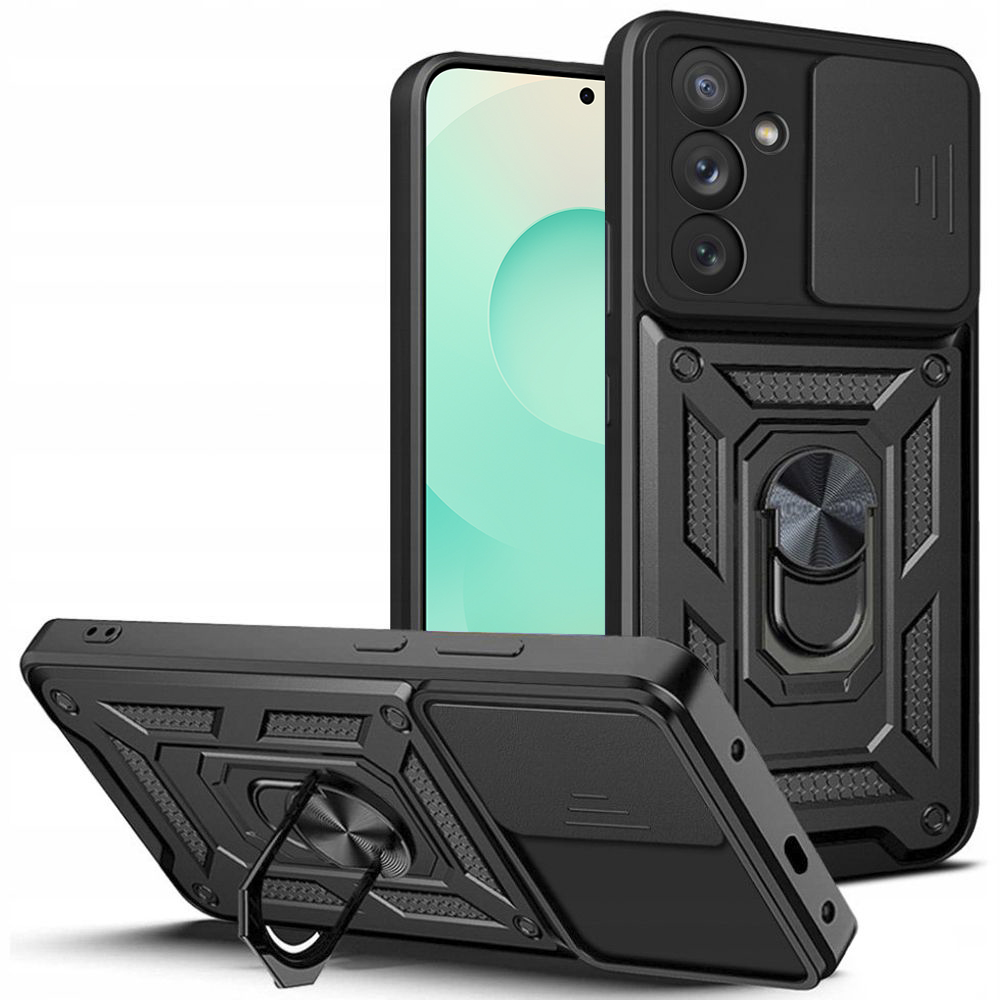 Калъф за Samsung Galaxy S25 FE - Techsuit CamShield Series - Черен