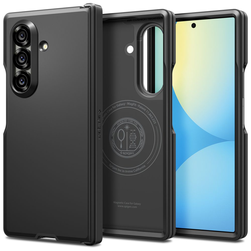 Калъф за Samsung Galaxy Galaxy Z Fold7 - Spigen Tough Armor Pro MagSafe (ACS09549) - Черен