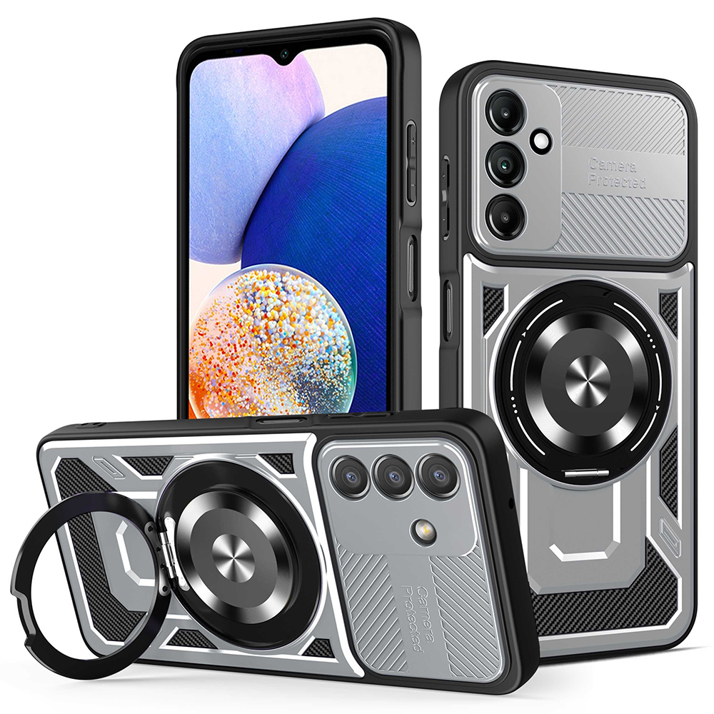 Калъф за Samsung Galaxy A14 4G / A14 5G - Techsuit RuggedCam - Сив