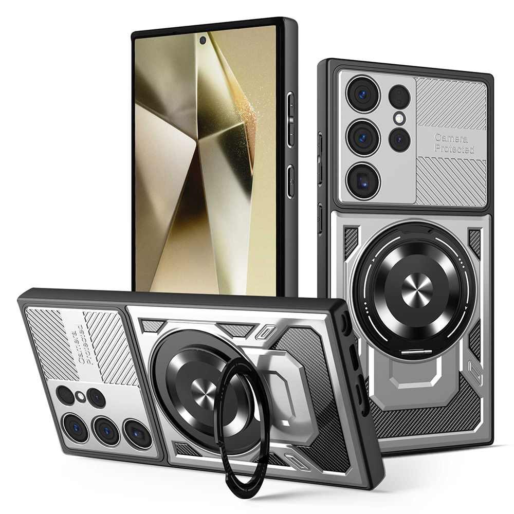 Калъф за Samsung Galaxy S24 Ultra - Techsuit RuggedCam - Сив